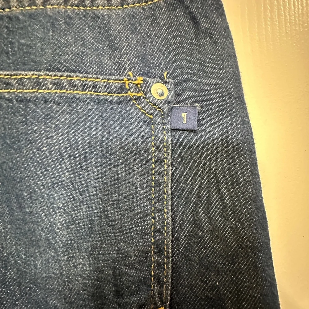 Anthropologie Pilcro The Annie Dark Blue Wide Leg Jeans - Size 25 - Picture 11 of 15